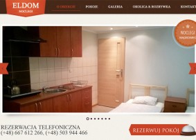 Strona internetowa www.noclegwagrowiec.pl